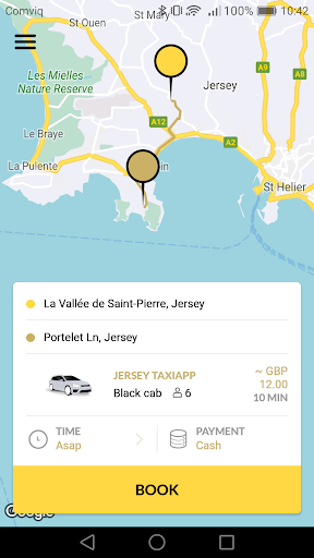 JERSEY TAXIAPP Screen 2