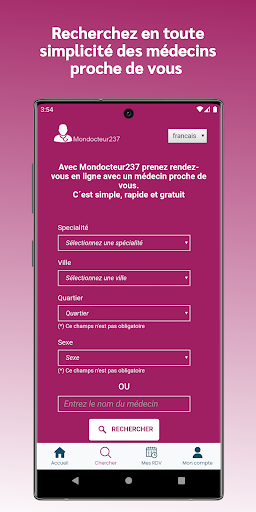 Mondocteur237 App Screenshot 1 - AppWisp.com