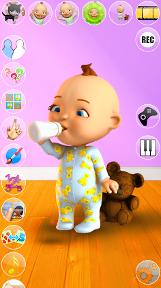 Talking Baby Games with Babsy - Screenshot 1