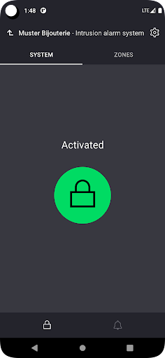 SecuriSafe - MobileControl Screen 3