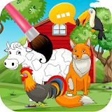 Animal coloring pages - Learning animal noises icon