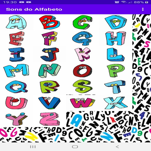 Android application Sons Do Alfabeto screenshort
