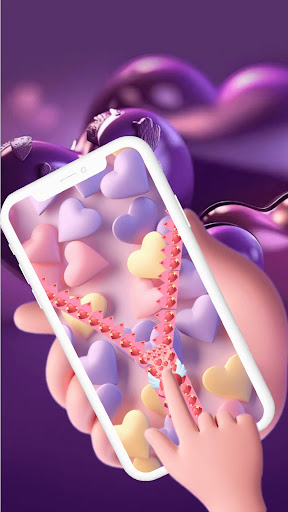 Heart Zipper Lock Screen Screen 3