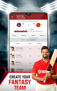 Howzat Fantasy Cricket App 6.1.0 APK screenshots 22