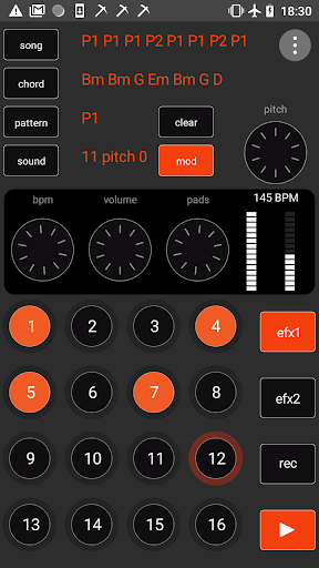 Android application Sequencer Rack 1: music maker screenshort