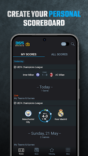 365Scores: Live Scores & News screenshot 2