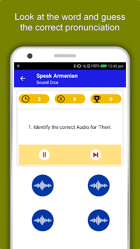 Screenshot of Learn Armenian Language App