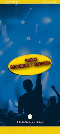 Android application Radio Sonidera y Grupera screenshort