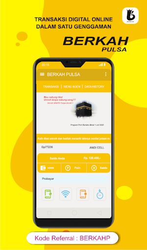 Android application BERKAH PULSA - Aplikasi Pulsa screenshort