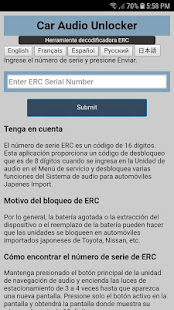 Vista previa de la aplicación