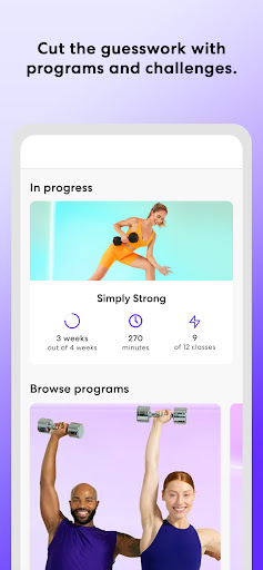Screenshot of obé | Fitness for women