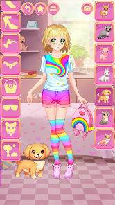 Anime Dress Up Games 5.5 APK + Мод (Unlimited money) за Android