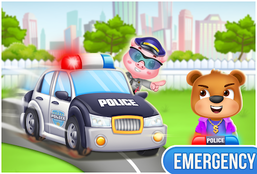 Android application Police pig detective game screenshort