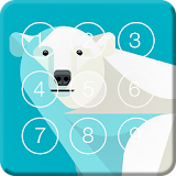 Cute Polar Bear Art Screen Lock icon