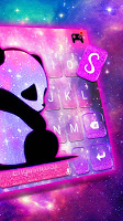 screenshot of Galaxy Baby Panda2 Keyboard Theme