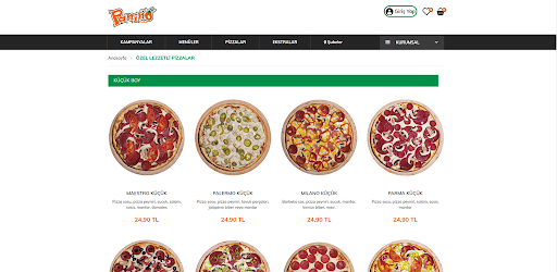 PaninoPizza Screen 2