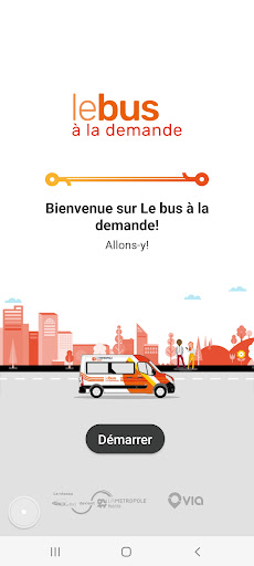 Android application Le bus à la demande screenshort