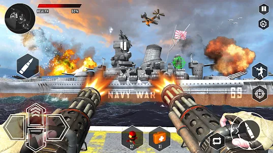 Navy Warships: 海軍戦争射撃戦 戦争ゲーム