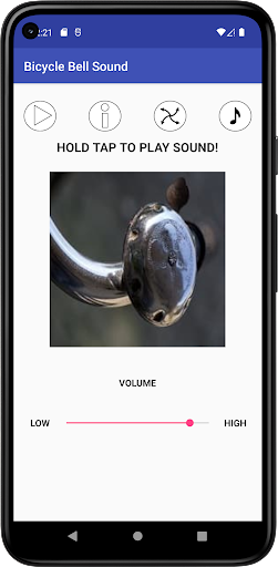 Android application Bicycle Bell Sound screenshort