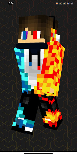 Ice Fire Skin For Minecraft PE Screen 3