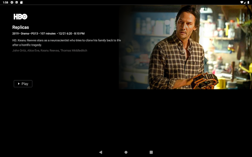 Screenshot of Rainier Connect Stream TV