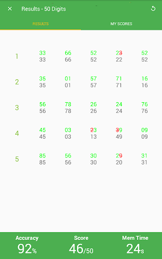 Memory Ladder - Numbers Traine