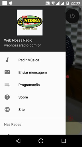 Web Nossa Rádio Screen 2