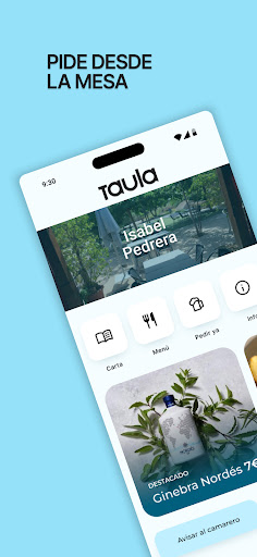 Android application Taula screenshort