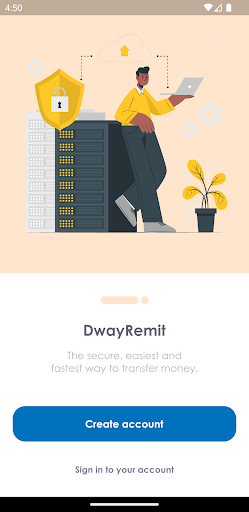 Android application DwayRemit screenshort
