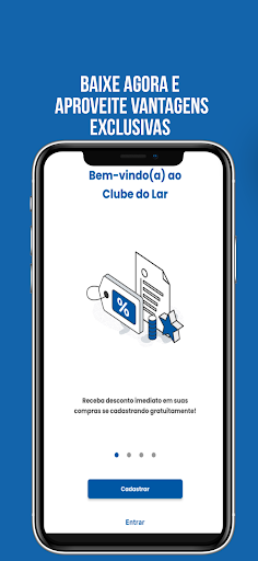 Android application Clube do Lar screenshort
