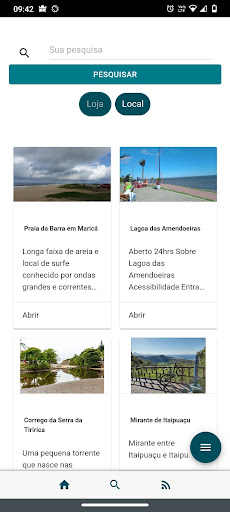 Android application Hermes - Guia itaipuaçu screenshort