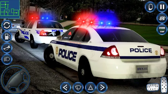 Us Police Parking Games 3D Sim