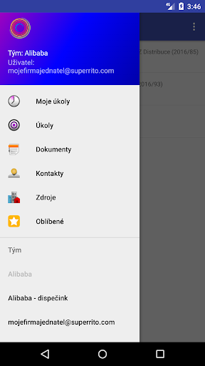 Android application EIRA Teamware screenshort