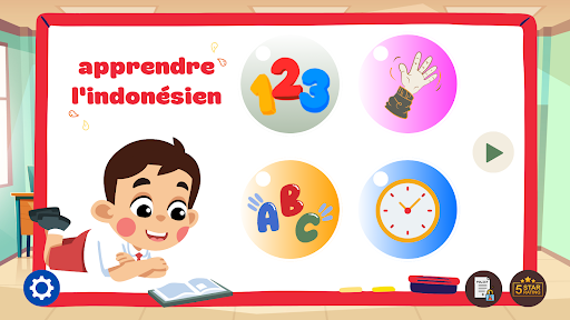 Android application apprendre l'indonésien screenshort