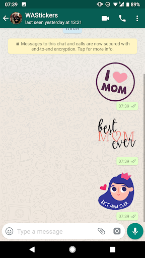 Mothers Day Stickers Screen 3