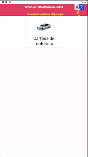 Android application Teste De Habilitação No Brasil screenshort