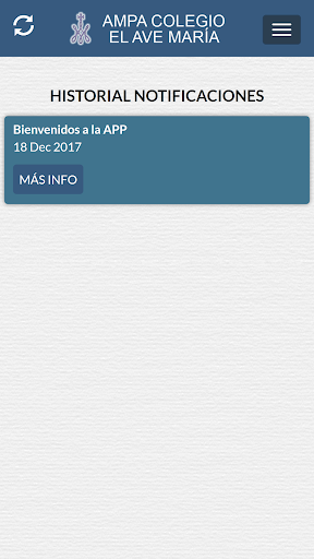 Android application AMPA El Ave María Benimámet screenshort