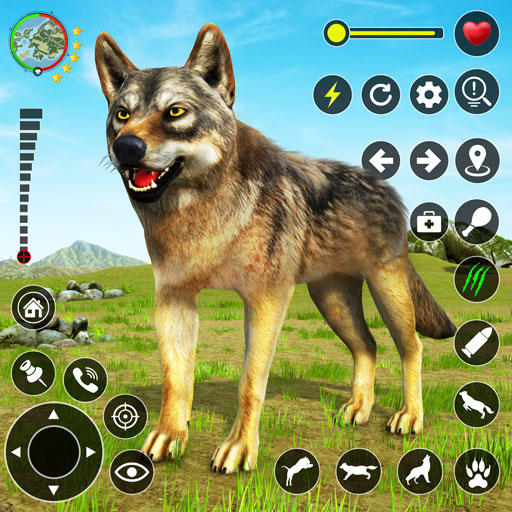 Wild Animal Wolf Game  Icon