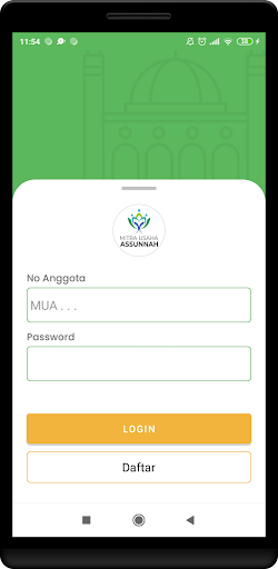Android application Mitra Usaha Assunnah Mobile screenshort