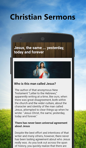 Android application Christian sermons word of God screenshort