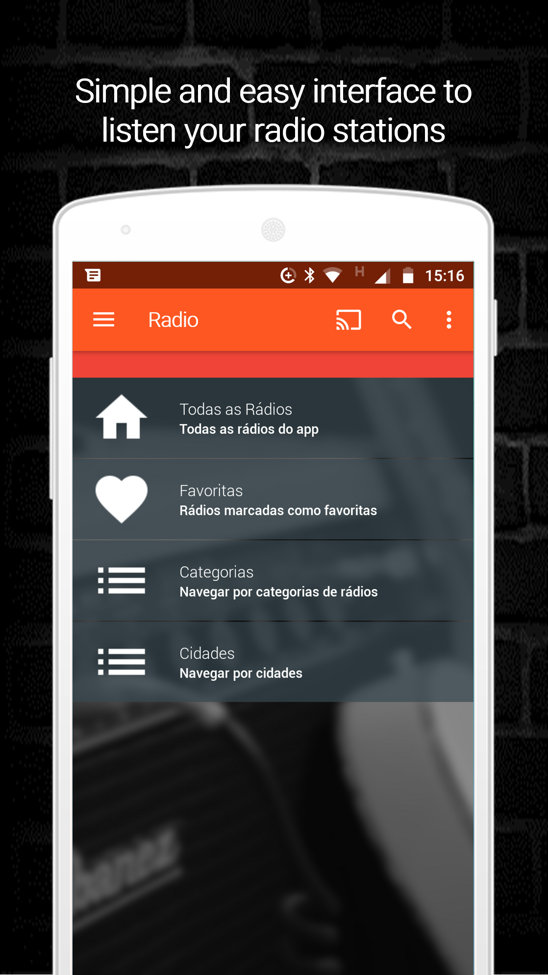 Android application Florida Radio Stations screenshort