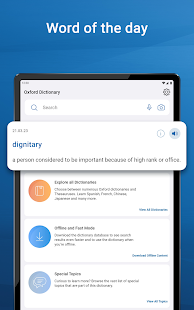 Oxford Dictionary & Thesaurus Capture d'écran