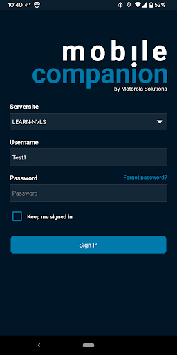 Android application Vigilant Mobile Companion screenshort