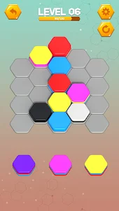 HexaSort Colors: Merge Puzzle