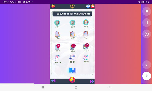 Luyện thi tốt nghiệp tiếng Anh Screen 2