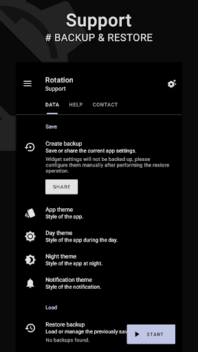Rotation | Orientation Manager - Tools - apps