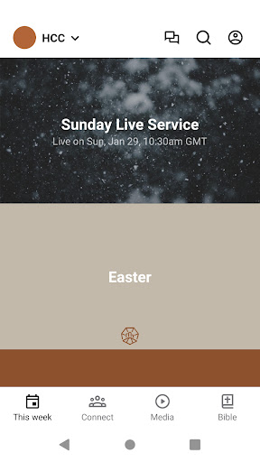 Android application Hope City Church Edinburgh screenshort