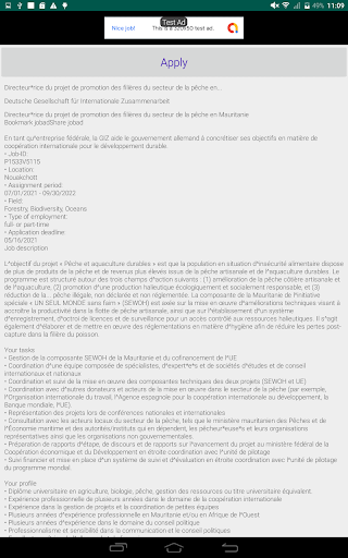 Mauritania jobs Screen 2