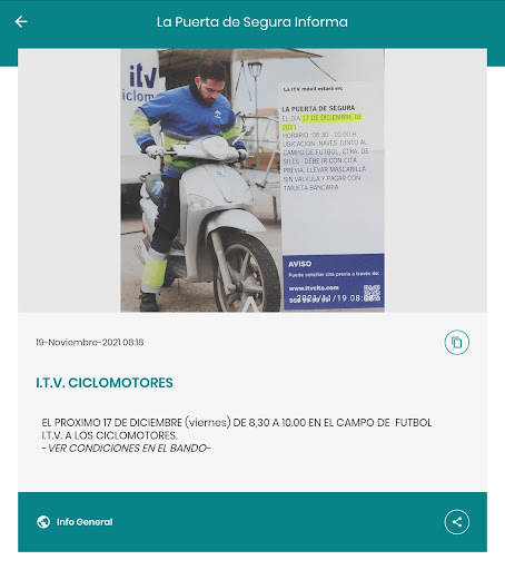 La Puerta de Segura Informa. Screen 3