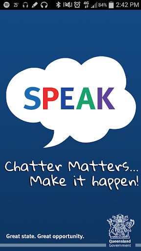 Screenshot of SPEAK